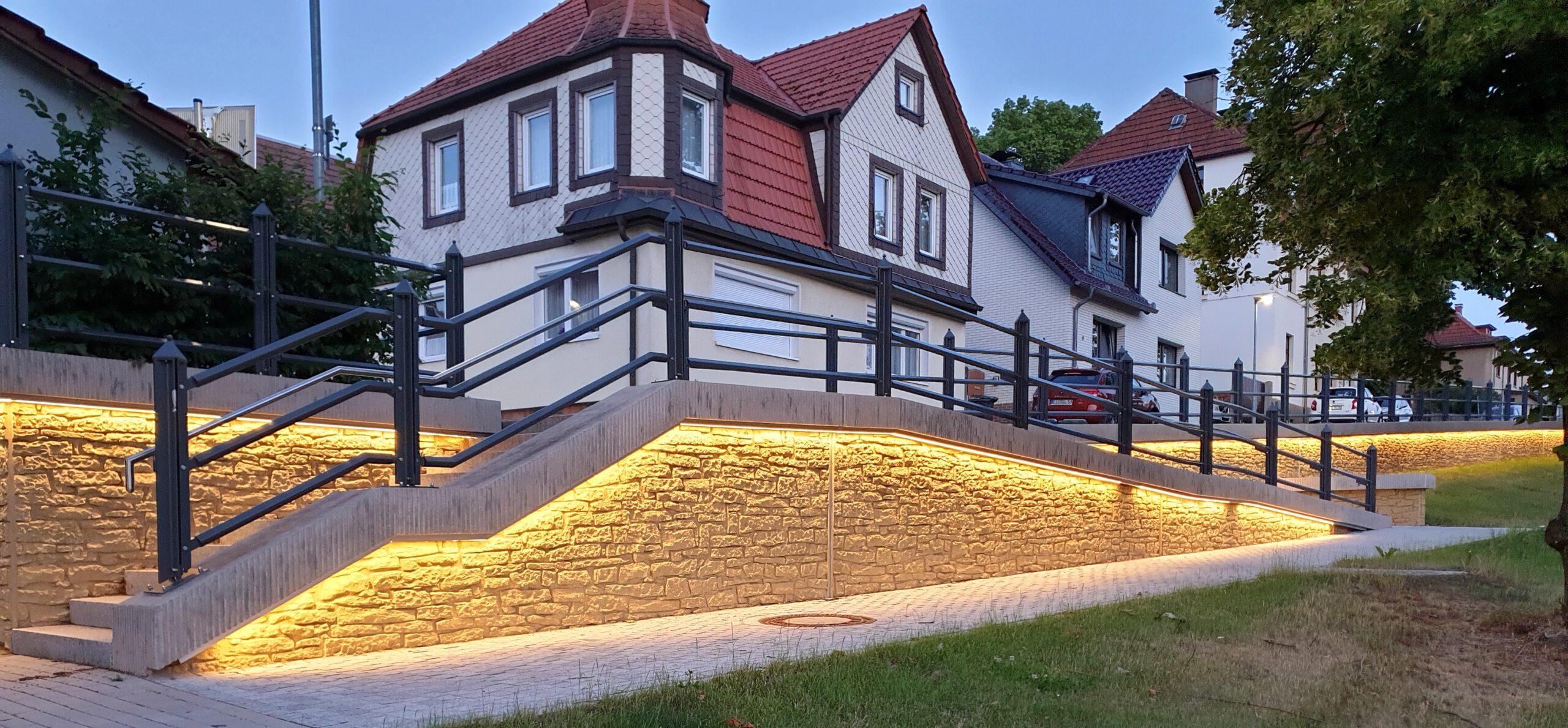 Leinefelde Stützmauer